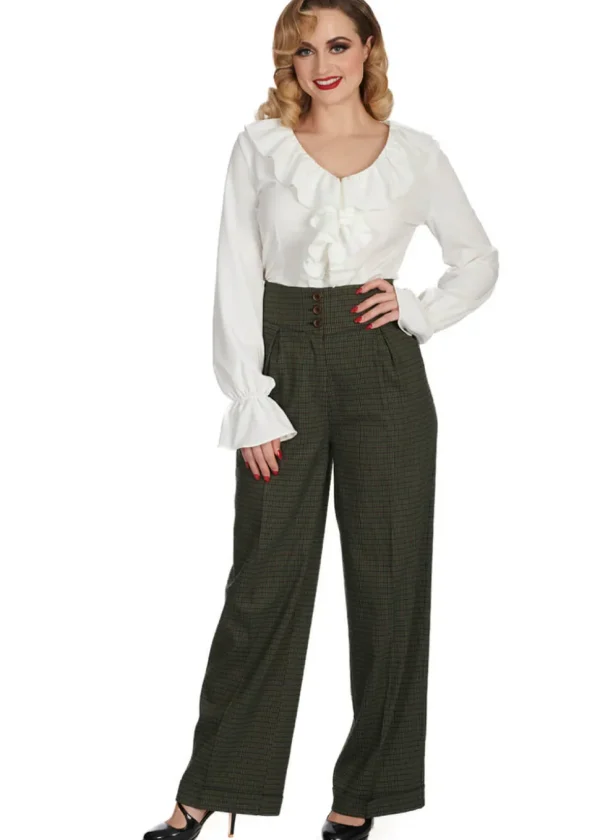 Banned Feeling Frilly Blouse Off White