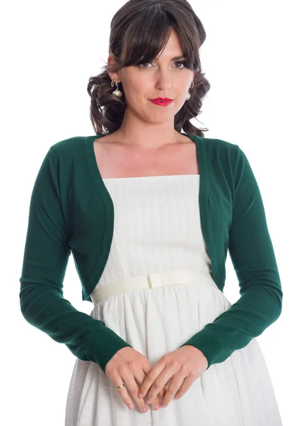 Banned Flickers 50's Bolero Dark Green