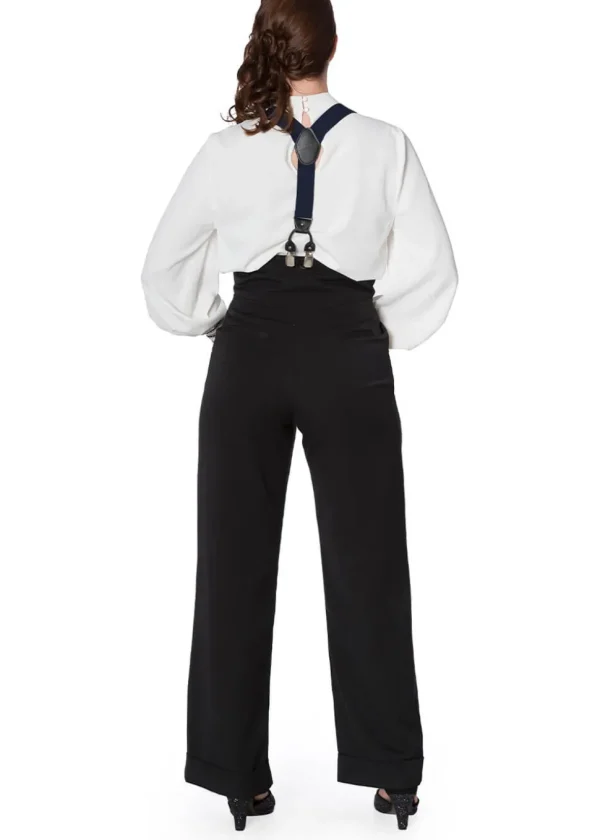 Banned Girl Boss 40's Trousers Black