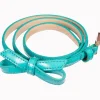 Banned Gold Rush Bow Belt Aqua