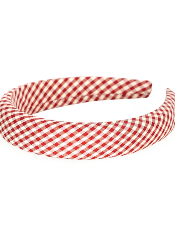 Banned Harriet 50's Gingham Headband Red