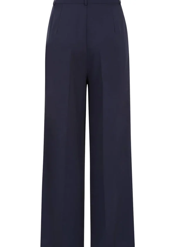 Banned Hazel Anchor 70's Trousers Navy