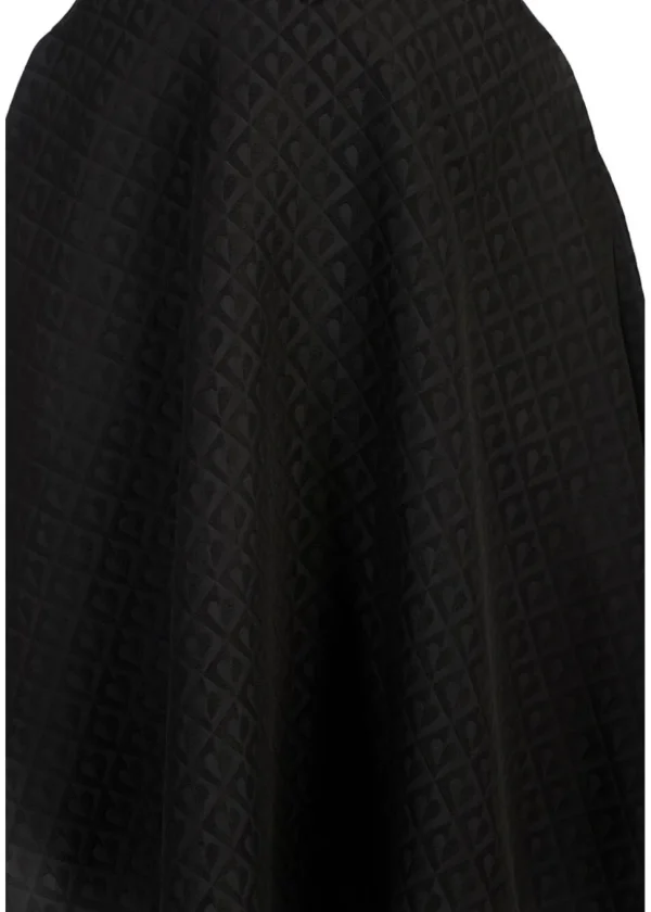 Banned Heart 40's Swing Skirt Black