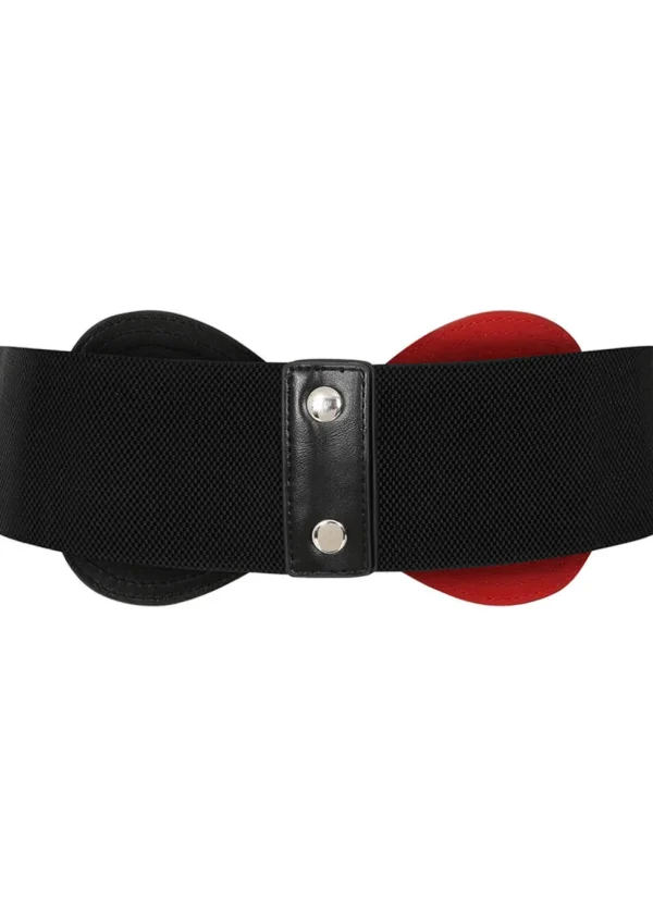 Banned Heartbeat Elastic Belt Black