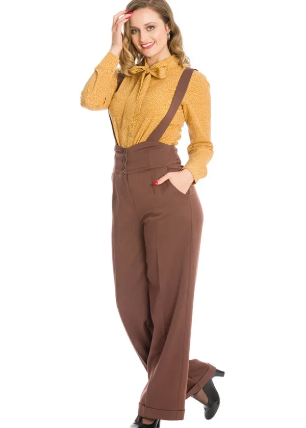 Banned Her Favorites 40's Trousers Brown