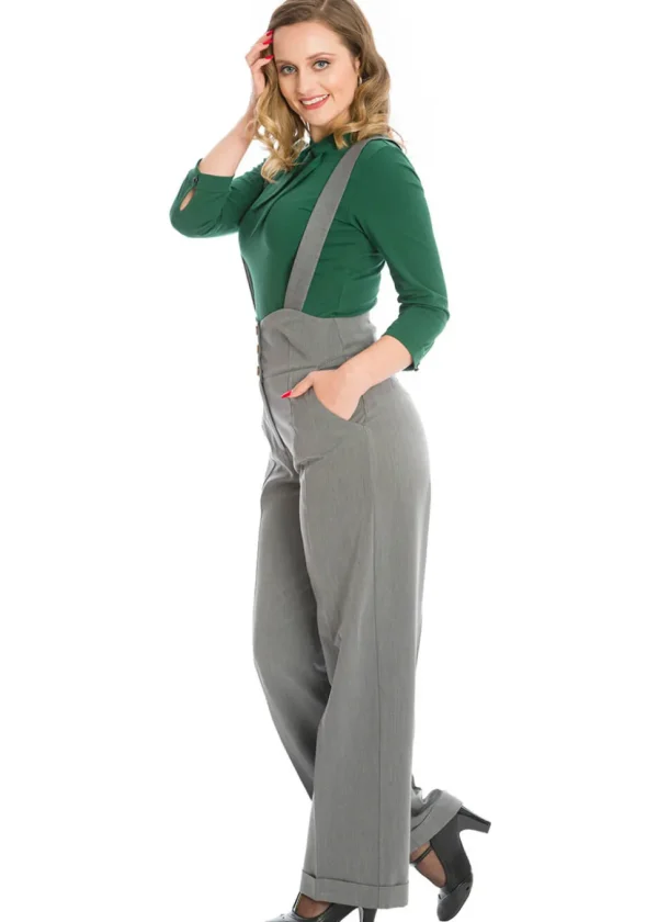 Banned Her Favorites 40's Trousers Grey