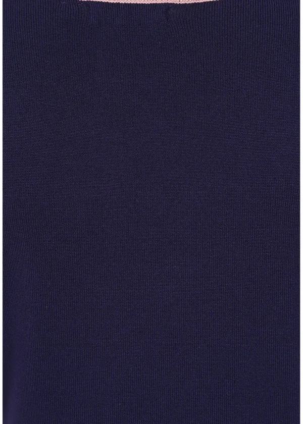 Banned Jolene Cherries Jumper in Navy