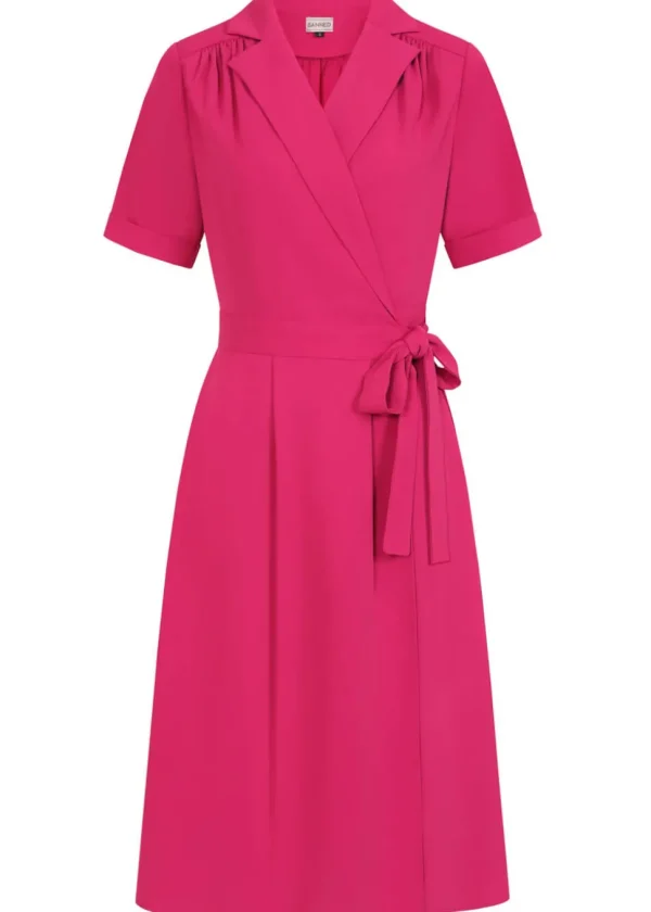Banned Judy 40's Dress Berry