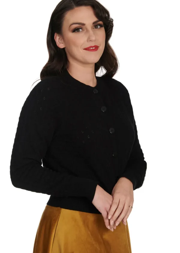 Banned Katie 50's Cardigan Black