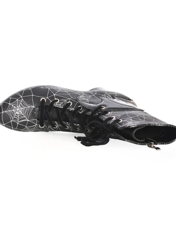 Banned Killian Spiderweb Bat 40's Boots Black