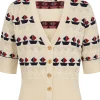 Banned Kitty Sail 60's Cardigan White