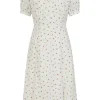 Banned Lucille Cherry 40's Dress White