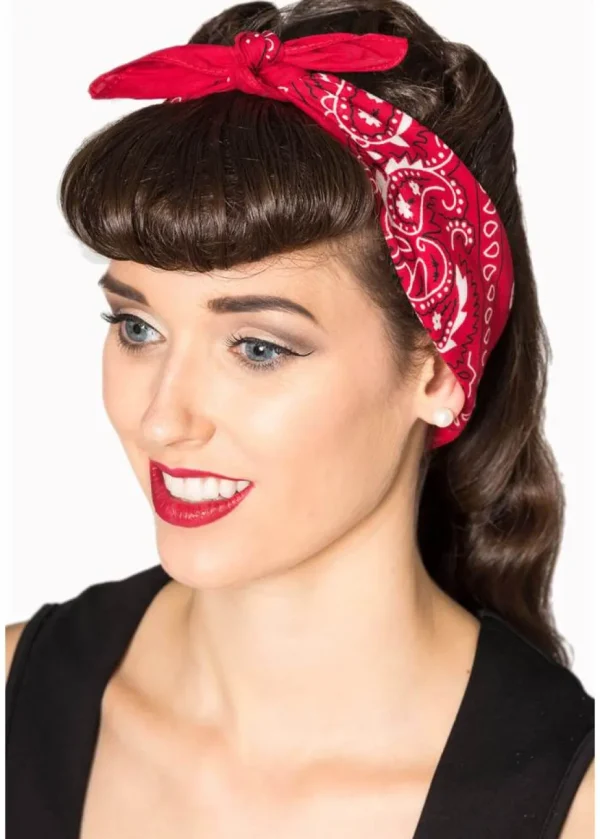 Banned Lysia Bandana Red