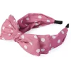 Banned Magdalen Polkadot 50's Headband Pink