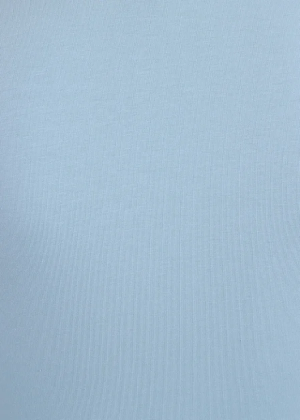 Banned Mandarin Collar 40's Top Blue