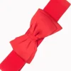 Banned Maria Bow Retro 50's Elastic Belt Red