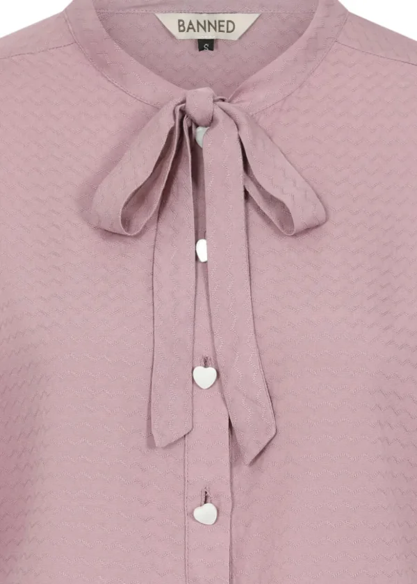 Banned May Wave Blouse Lilac