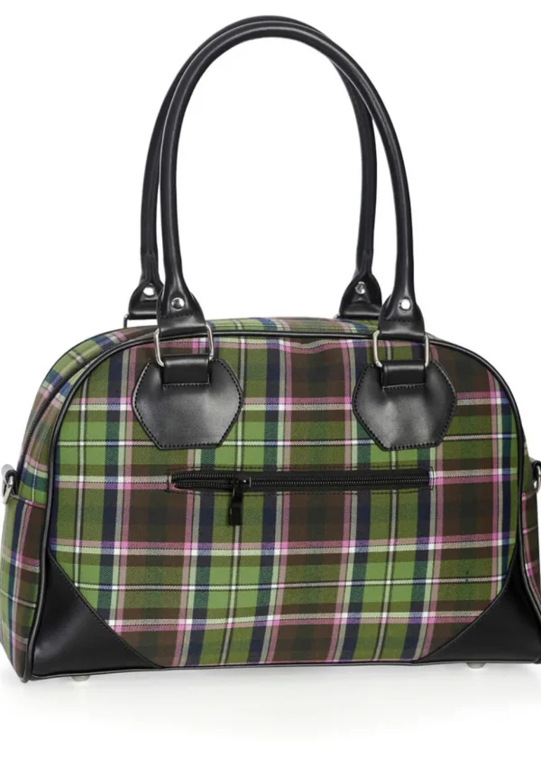 Banned New Warren Tartan Bag Green