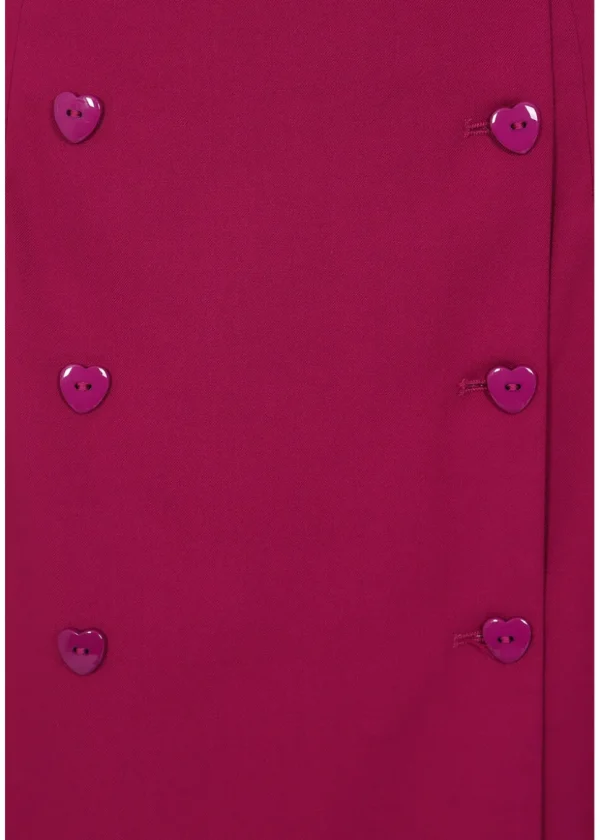 Banned Paris Love Skirt Magenta