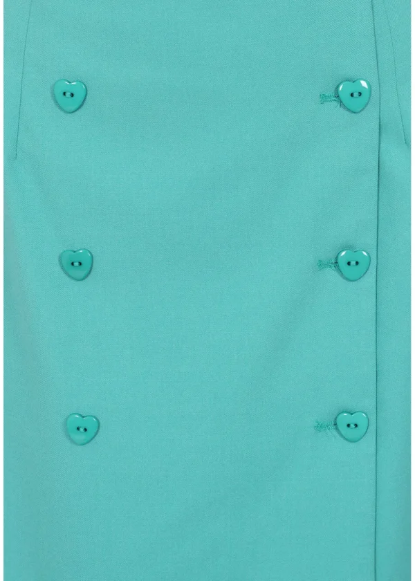 Banned Paris Love Skirt Turquoise