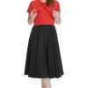 Banned Polly May Swing Skirt Black