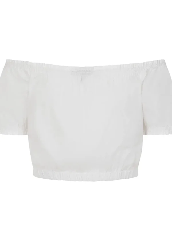 Banned Ramona Crop Top White