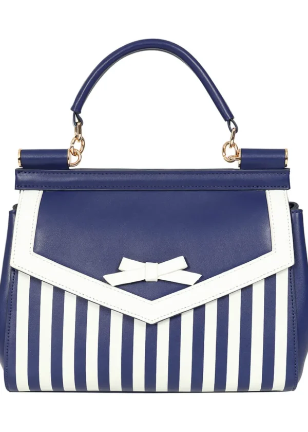 Banned Ravello Stripe Bag Navy