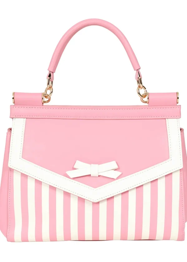 Banned Ravello Stripe Bag Pink