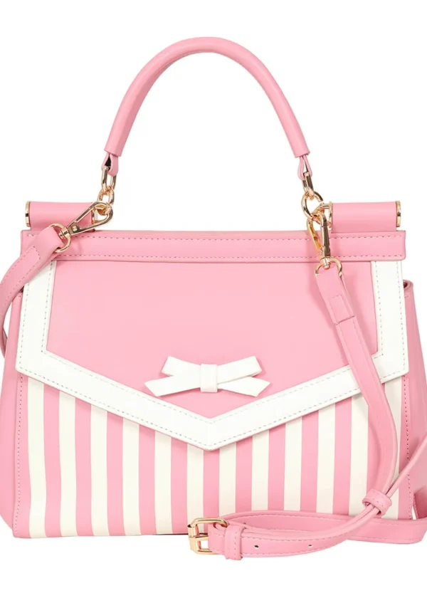 Banned Ravello Stripe Bag Pink
