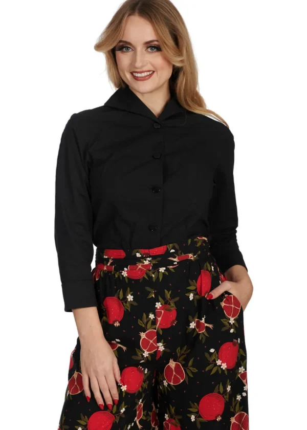 Banned Retro Loving Blouse Black