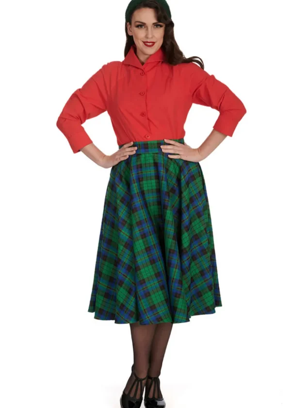 Banned Retro Loving Blouse Red