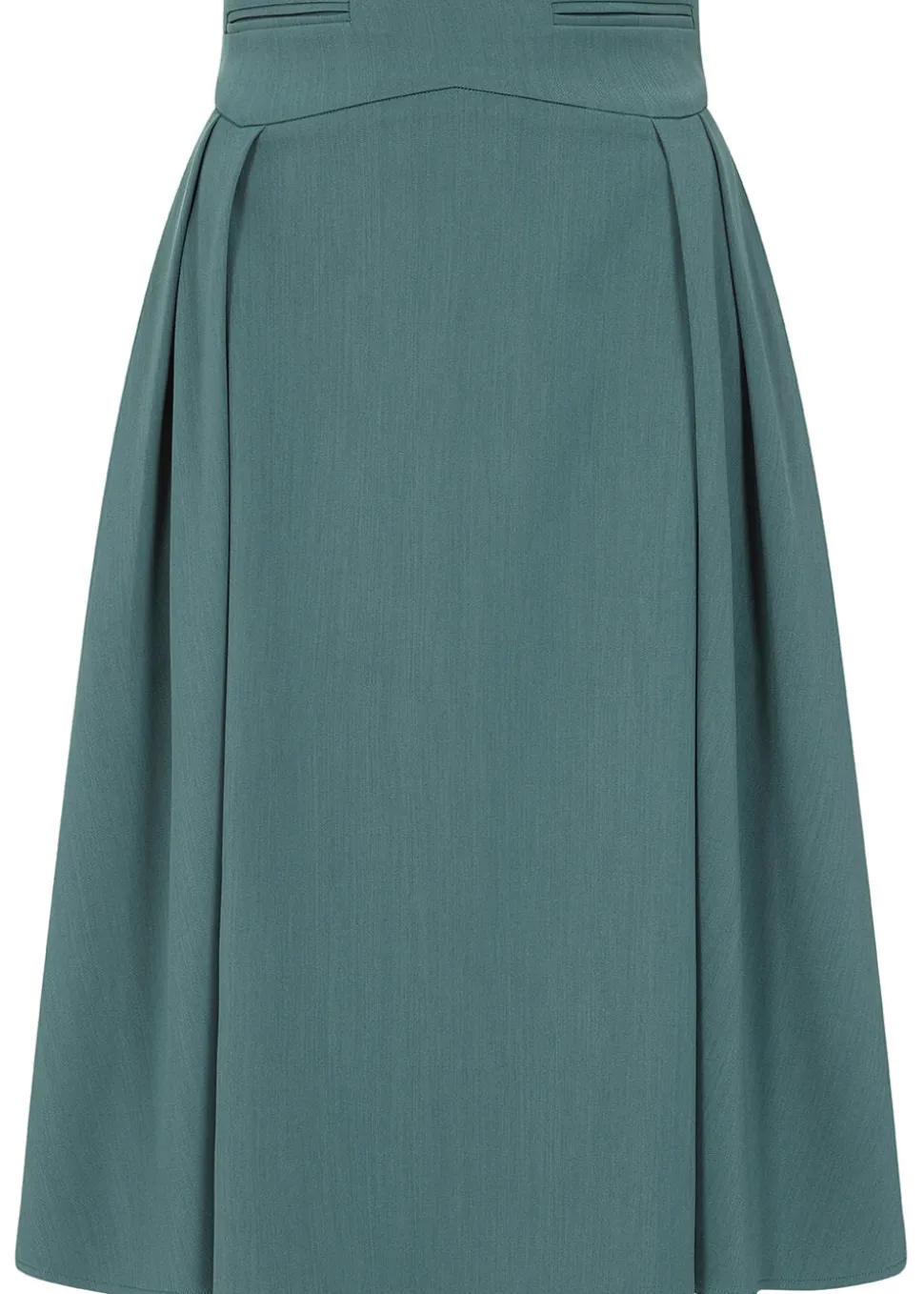 banned_rita_silky_aline_s_0.webp Banned Rita Silky A-Line Skirt Green