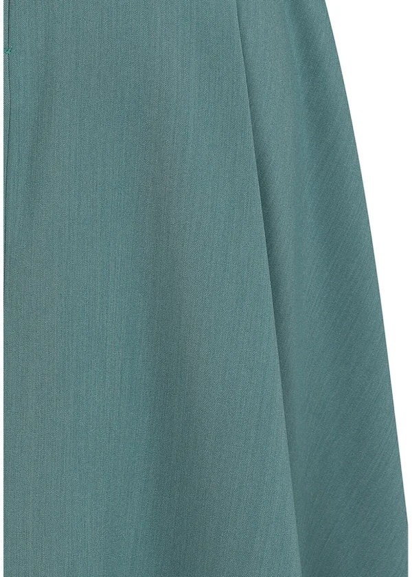 Banned Rita Silky A-Line Skirt Green