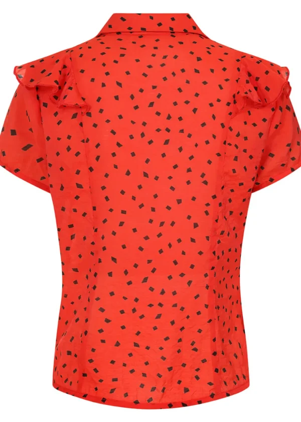 Banned Ruby Blouse Red