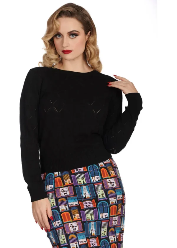 Banned Ruby 40's Pullover Black