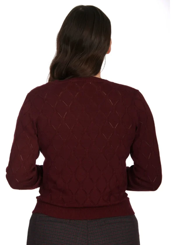 Banned Ruby 40's Pullover Burgundy