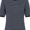 Banned Ruby Sail Stripe Jumper Navy Blue