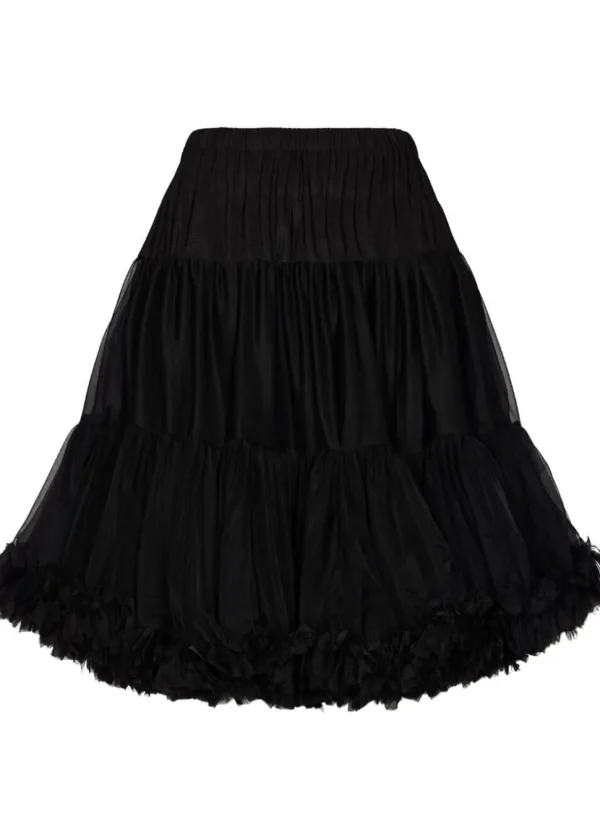 Banned 50's Petticoat Knee Length Black