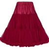 Banned 50's Petticoat Long Bordeaux Color