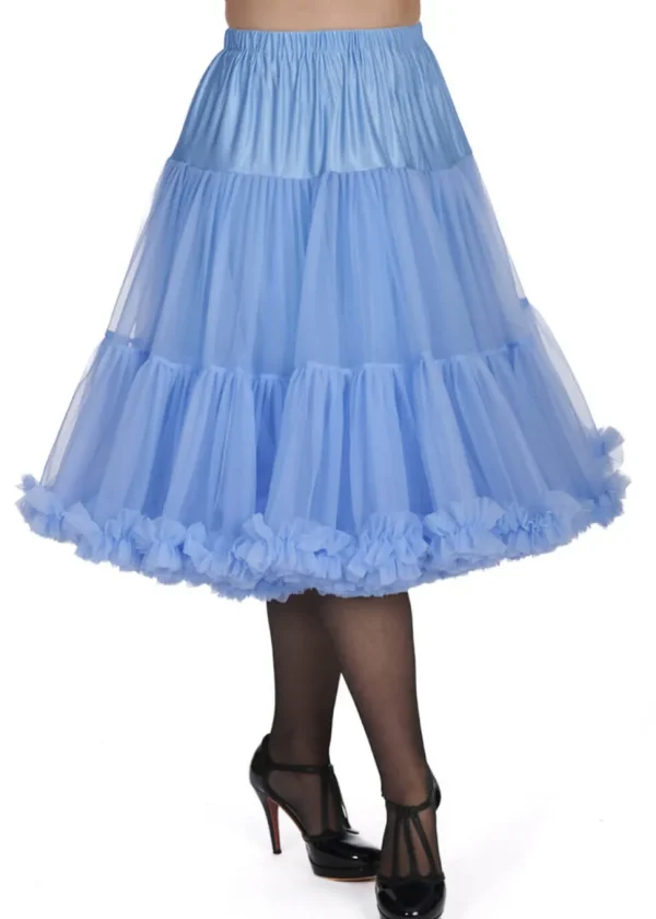 Banned 50's Petticoat Long Cornflower Blue