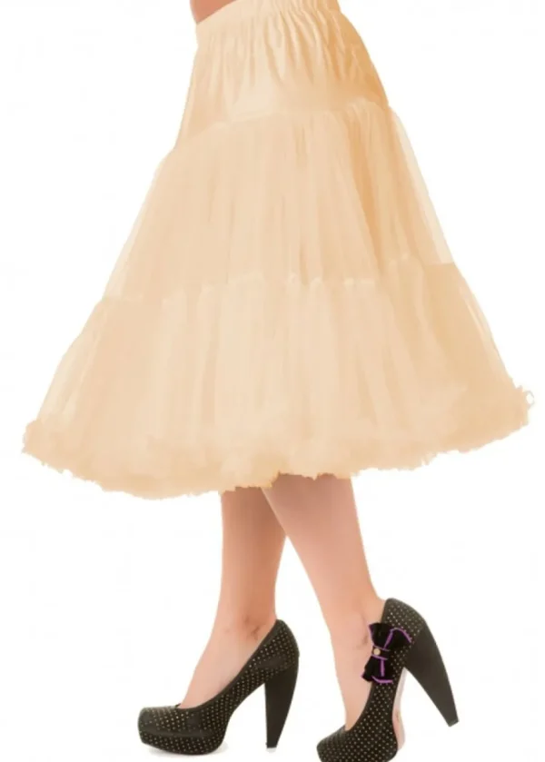 Banned 50's Petticoat Long Champagne