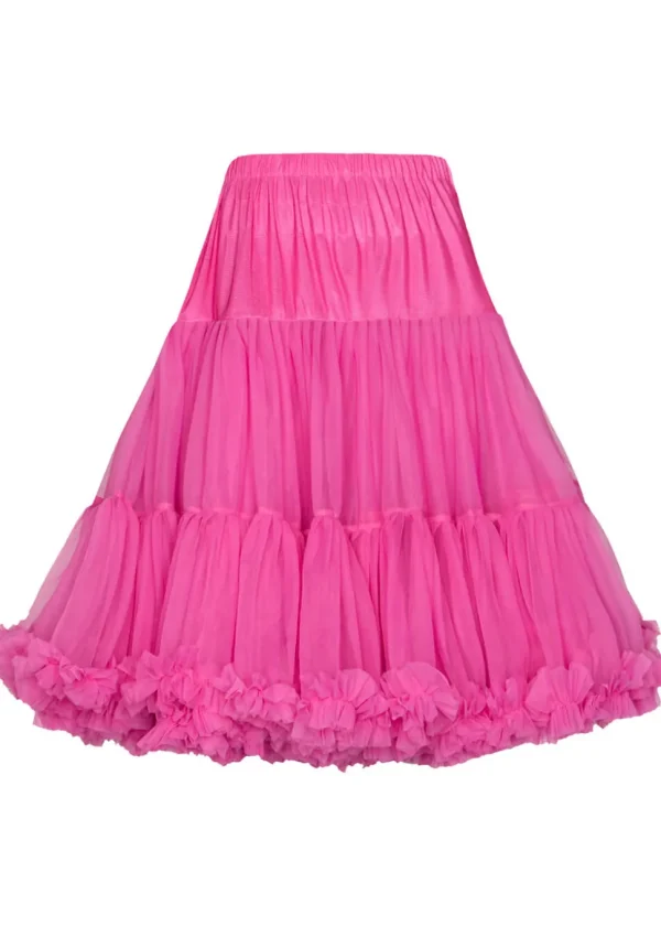 Banned 50's Petticoat Long Hot Pink