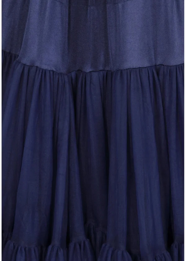 Banned 50's Petticoat Long Night Blue