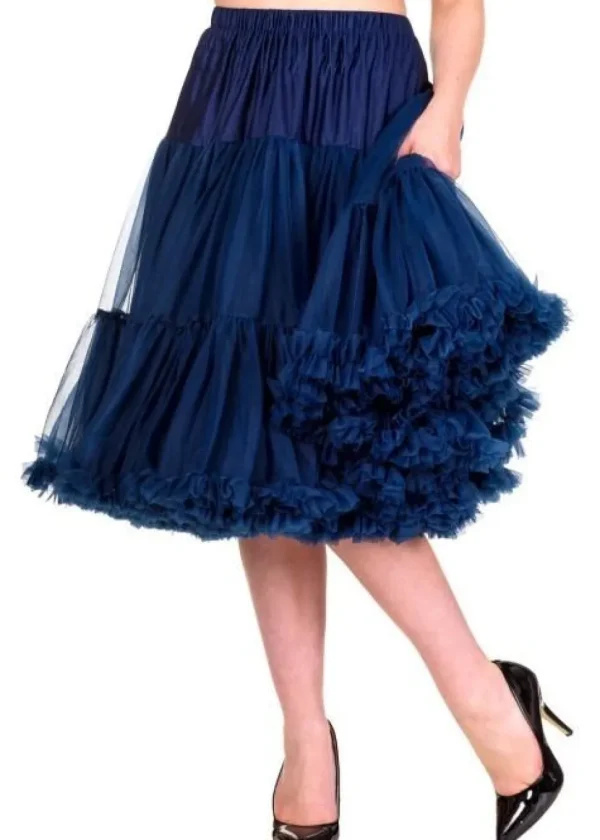 Banned 50's Petticoat Long Navy