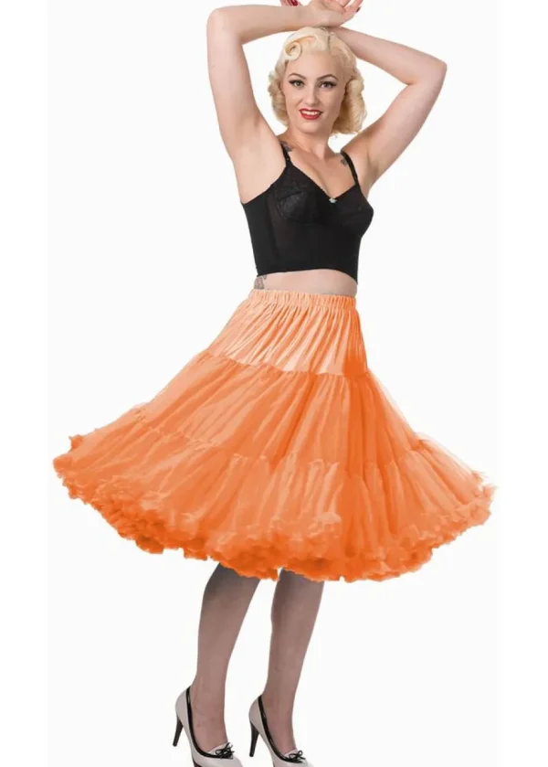 Banned 50's Petticoat Long Orange