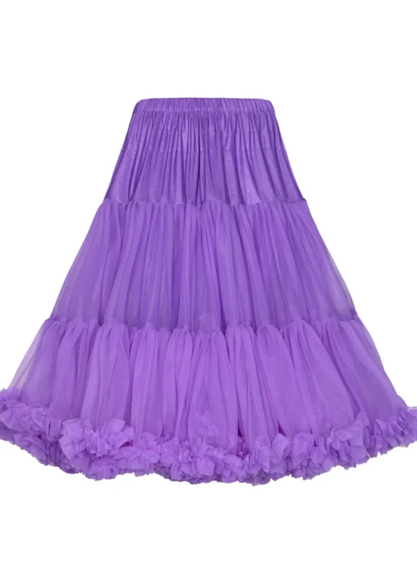 Banned 50's Petticoat Long Purple