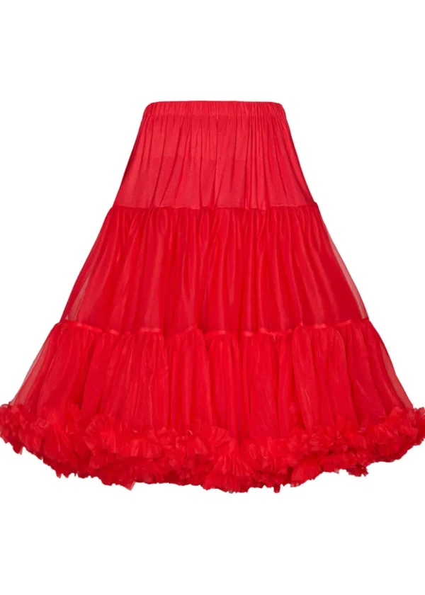 Banned 50's Petticoat Long Red