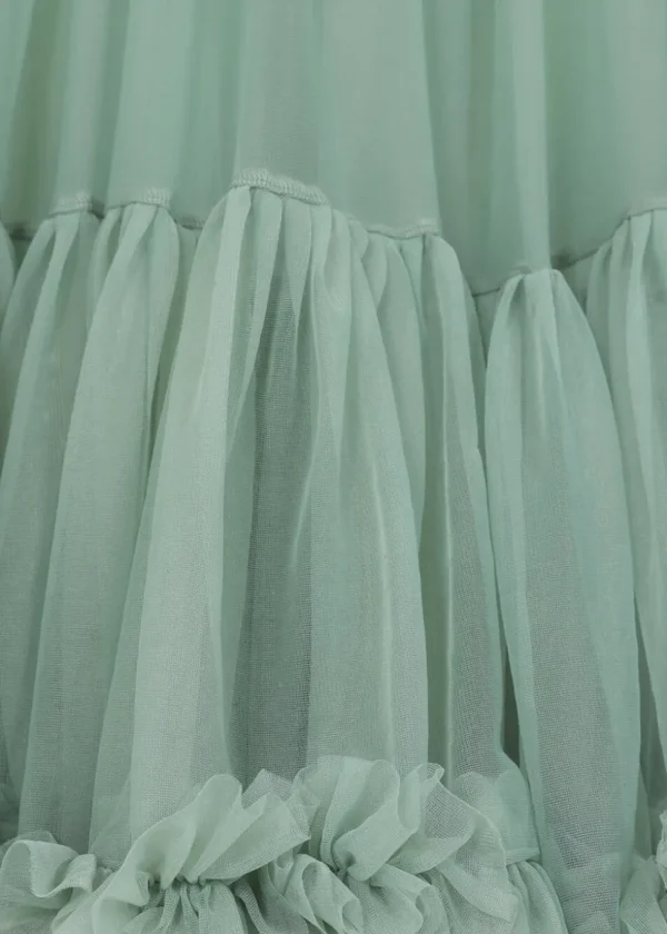 Banned 50's Petticoat Long Sage Green