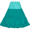 Banned 50's Petticoat Long Teal