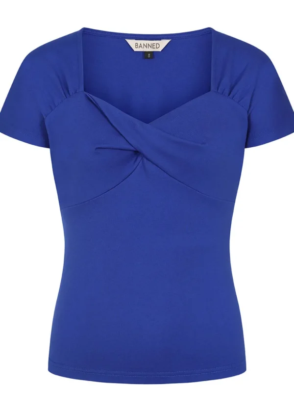 Banned She Who Dares Top Dusky Blue